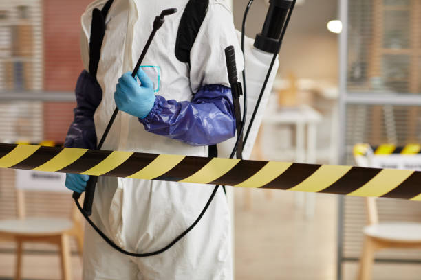 Professional Blood Cleanup technician working in Fork, MD